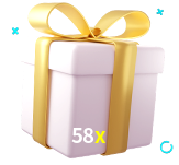 Receba seus bônus de boas-vindas no 58x